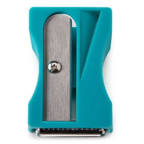 Karoto Carrot Sharpener | Vegetable Peeler | Veggie Peeler & Cucumber Peeler | Fun Kitchen Gadgets | from a Series of Unique Peelers for Kitchen | Fun Kitchen Stuff | by Monkey Business (Teal)