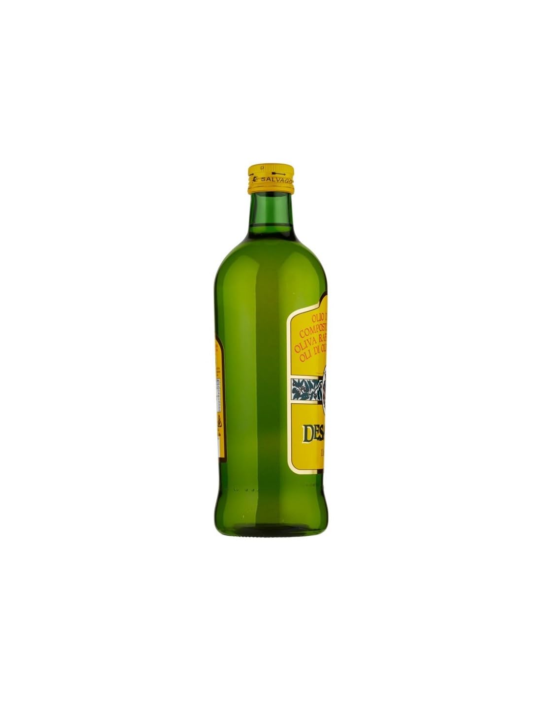 Italian Gourmet Desantis Italian Gourmet Olio di Oliva, mildes Öl zum | Miscela raffinato e vergine; vielseitig in Glasflaschen, adatta per Salate, Gesamtnettogewicht 6 L + Kostenlos Polpa 400g