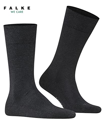 FALKE Men's Sensitive London Socks, Grey (Anthra Mel 3080) - Sustainable, 6.5-94