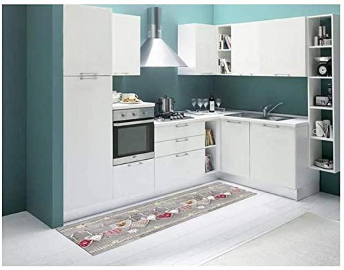 Tappeto Cucina Antiscivolo In Vinile - Stampa Stelle Marine, Lavabile, Made In Italy, Per Interni Ed Esterni - Foto 12