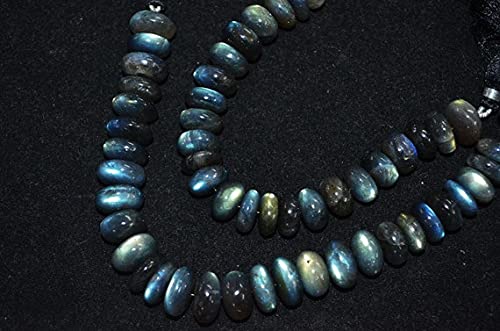 Labradorite contre la monotonie perles rondelles 10-12 mm pour bijoux personnalisés