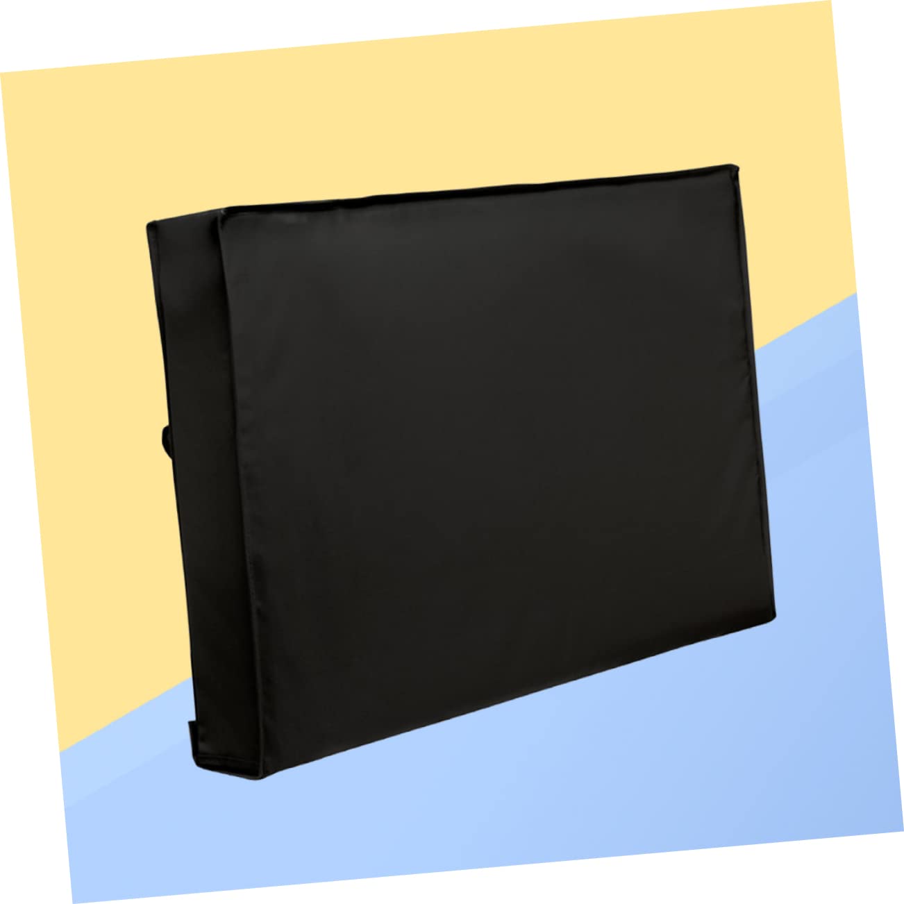 TOPBATHY Copertura Tv per Esterni Resistente alle Intemperie Oxford Nero con Protezione Tutto L'anno e Panno in Microfibra Incluso per Televisori da 40-42 Pollici