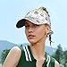 Cute Dog Paw Print Visor Hat, Fashion Sports Sun Visor Hat, Adjustable Golf Hats for Women Men