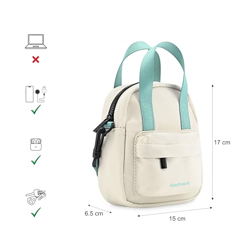 Image of Fastrack Puff Sling with Detachable Pouch | Faux-Leather Women's Handbags | Sling for Casual Carry
