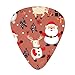 Santa Snowman Reindeer Guitar Picks 12 Pack Bass Picks with Organizer Box Guitar Plectrum Includes Thin Medium Heavy Guitar Picks Ukulele Picks for Bass Acoustic Electric Guitars