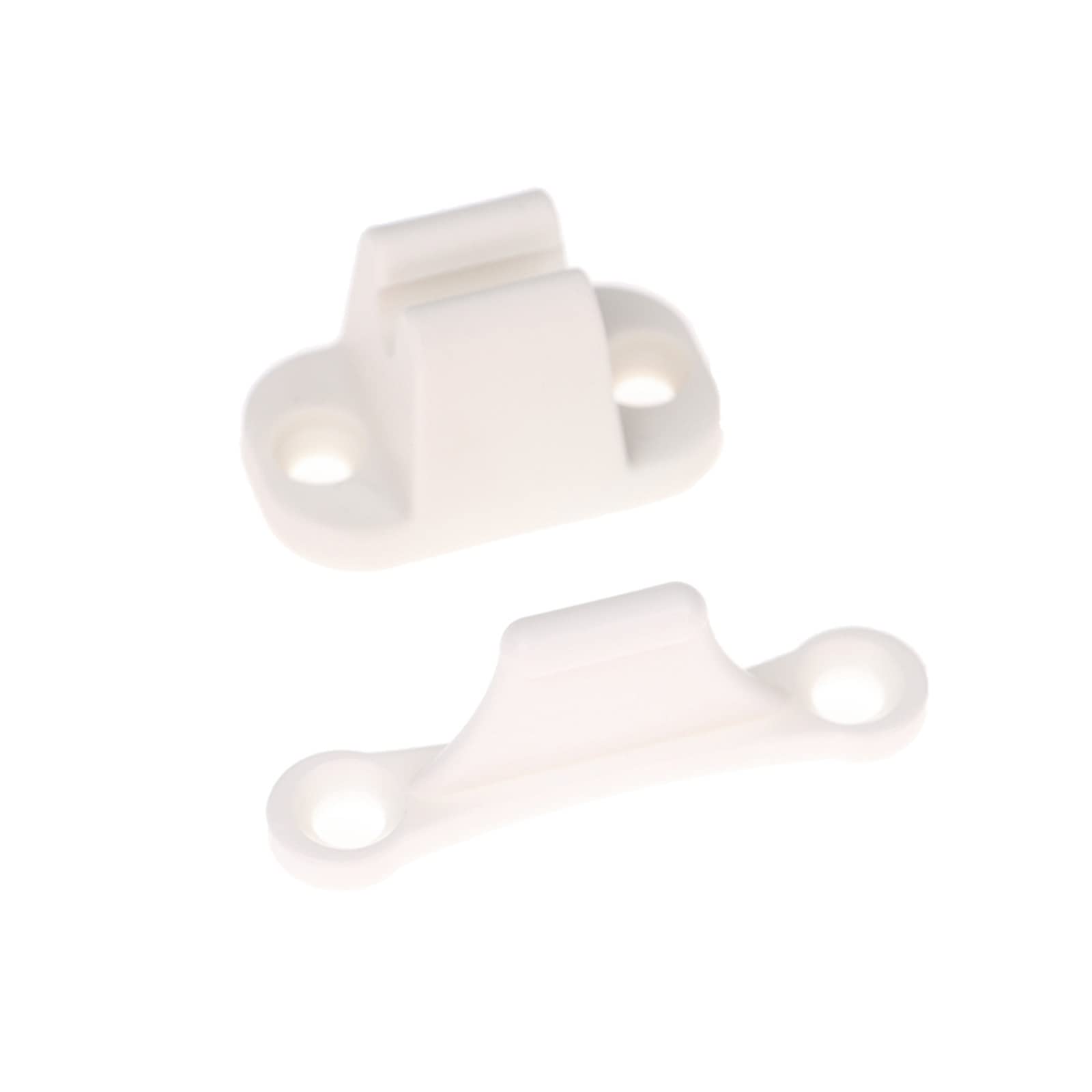 Kogedss Bianco 1 Set Caravan Door Retainer Stopper Resile Nylon Limiters Camping For Rv Push Catch Holder Accessories Motorhome(Bianco)