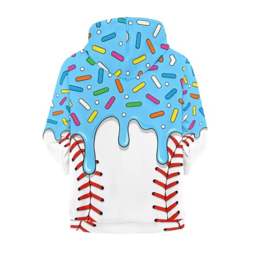 Image of Biyejit Kids Novelty 3D Graphic Printed Hooded Sweatshirt
