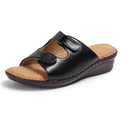 Image of Vendoz Women Doctor Sole Comfortable Beige Sandals