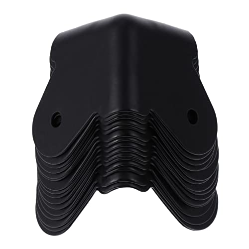 Toddmomy 16 Piezas Protector de Esquinas de Madera Altavoces Accesorios Inoxidable Muebles Gabinetes Resistente Durable