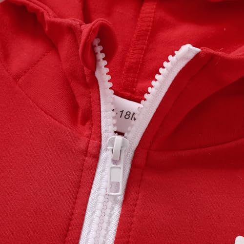 Image of YOUNGER STAR Toddler Baby Boy Girl Clothes Fall Winter Outfits Long Sleeve Hoodie Sweatshirt Sweat Pants Cotton Sweatsuits