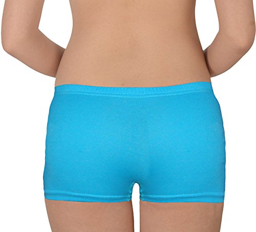 Image of Selfcare Women Soft Cotton Sinker Mid Waist Boyshorts Panties with Concealed Elastic Panel Pack of 3