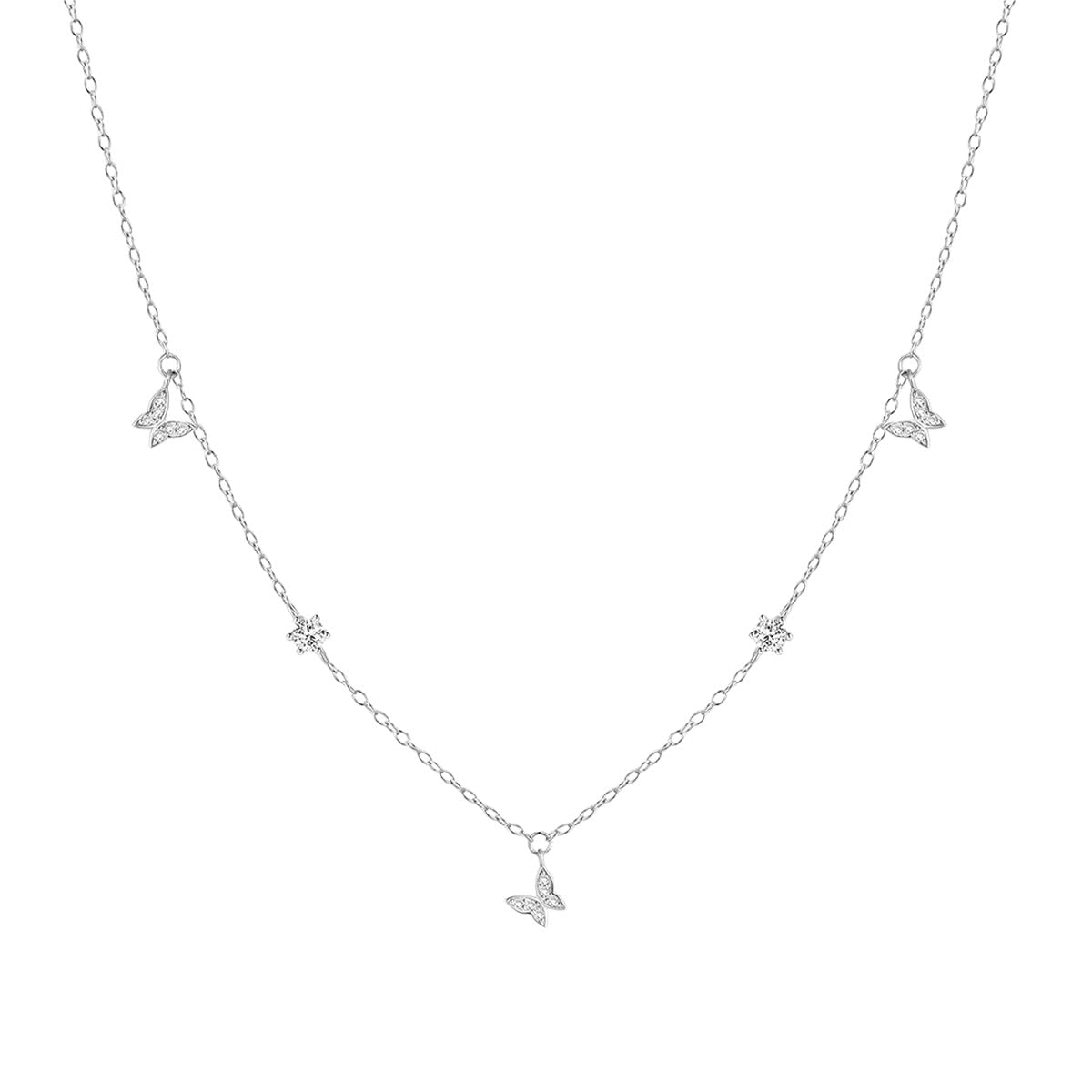 Pendentif papillon argent 925 véritable bijou raffiné de qualité
