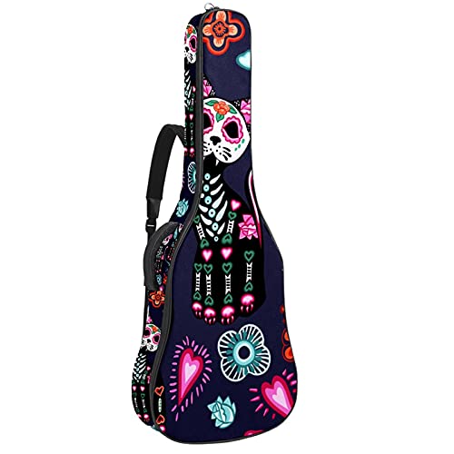 Sac de guitare acoustique rembourrage épais étanche double bandoulière réglable étui de guitare sac de transport, chat… - Les Beatles, Paul McCartney, John Lennon, RIngo Starr, George Harrison Sac de guitare acoustique rembourrage épais étanche double bandoulière réglable étui de guitare sac de transport, chat…