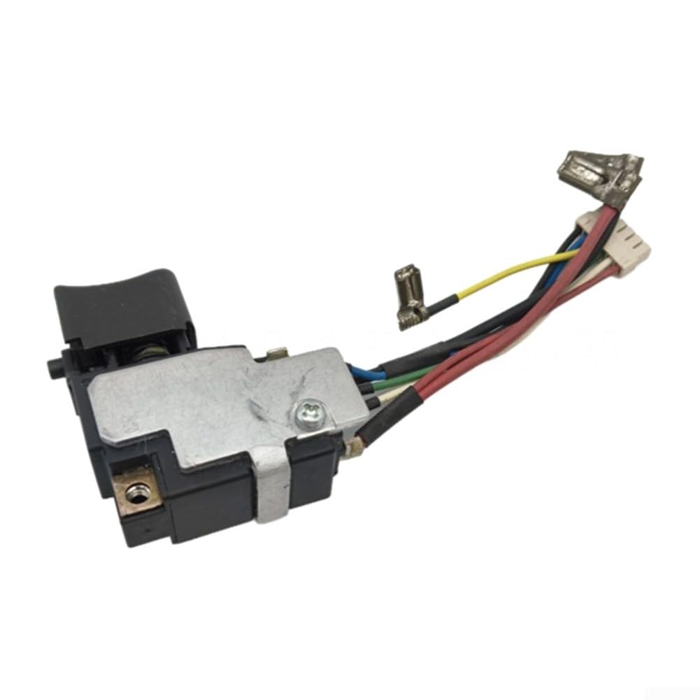Interruptor de gatillo de repuesto 651364-1, compatible con BTD044 BTD064 BTD104 inalámbrico para controladores de impacto, pieza de repuesto de plástico para fijación de herramientas eléctricas