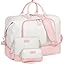 Pink White 3pcs