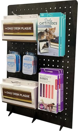 XXL Ebony Pegboard Display Stand
