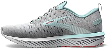 Brooks Women’s Revel 6 Neutral Running Shoe - Oyster Mushroom/Alloy/Blue - 8.5 Medium | Image 2