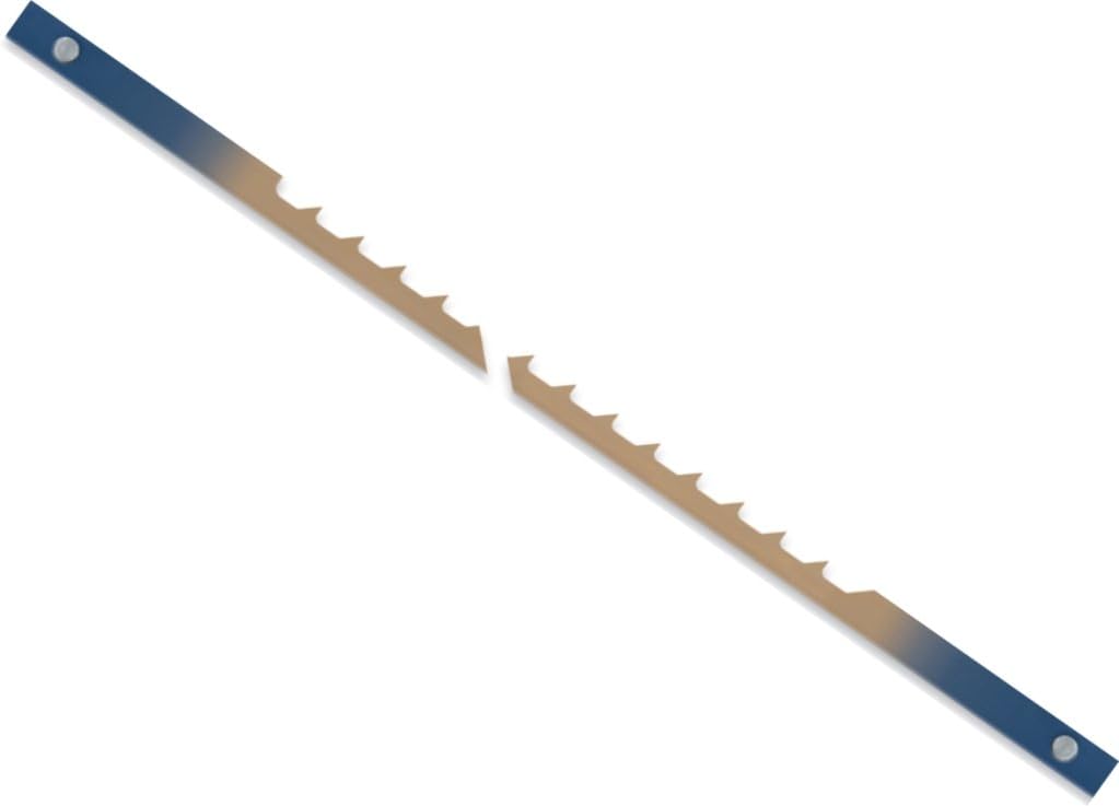 Pégas Pinned Hook 5 Pack of 12 7 Teeth Per Inch Woodworking Sawblades