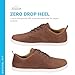 Xero Shoes Men's Glenn Leather Barefoot Dress Casual Shoes, Brown, 10