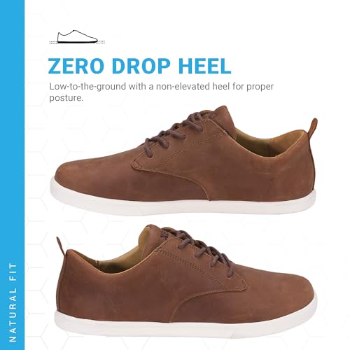 Image of Xero Shoes Men's Glenn Leather Barefoot Dress Casual Shoes