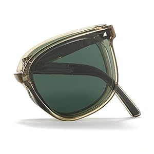 Cyxus Folding Sunglasses Cat Eye for Women Men UV400 Protection Ultralight Easy Carry Foldable Sunglasses For Driving Golf