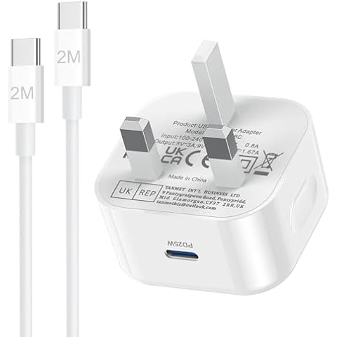Samsung 25W Fast Charger with 2M Cable Cover