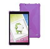 FastSun Protective TPU Case Cover for Nextbook Ares 8A NX16A8116S Android Tablet 2017 Release (Purple)