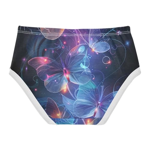 Cotton Girls Underwear Toddler Butterflies Flowers Sparkling Little Girl Panties Bright Underpants Briefs 2t2