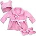 Sophia's 15 Inch Doll Pink Winter Set Includes Fleece Coat, Hat and Fur Boots 3 Pc Set Perfect for 15 Inch Dolls