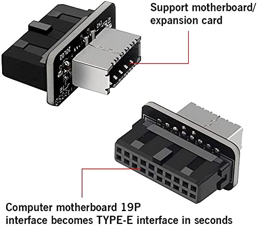 Xczzyb XCZZYB-013 Usb Front Panel Adapter, Vertical Usb 3.1 Front Panel Socket Key-A Type-E To Usb 3.0 20Pin Header Adapter thumb #4