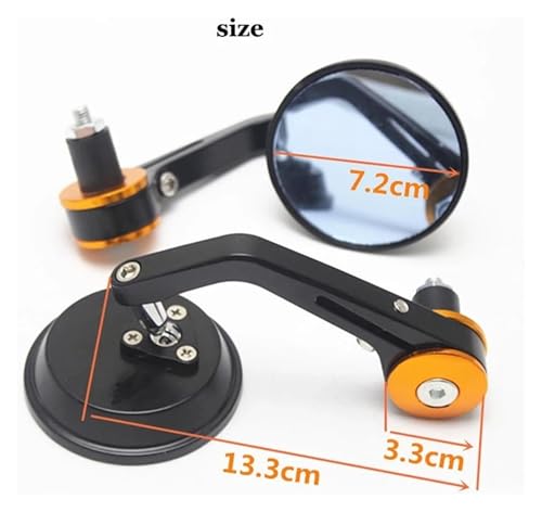 Espejos retrovisores moto 22 mm solucionan la falta de visibilidad en BMW S1000RR y R Nine T 2