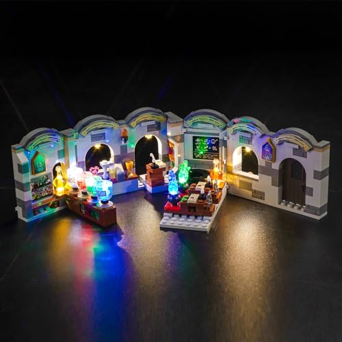 LocoLee LED Light Kit Compatible with Lego Hogwarts Castle: Potions Class - No Models Only Light, Creative Lighting Set Accessories Compatible with Lego 76431 Set