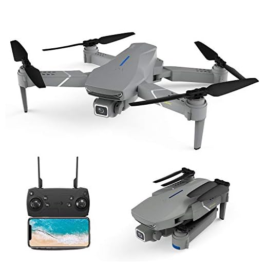 EACHINE E520S Pro Drone con Camara 4K HD 5G WiFi GPS APP Drone Plegable Real Tiempo