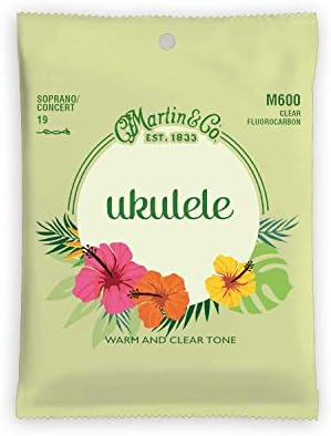 Martin M600 - Juego de cuerdas para ukelele de nylon, .021 - 0.02...