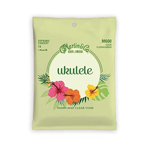 MARTIN M600 Cordes Ukulélé Sopran/Konzert Fluorkohlenwasserstoff Cover