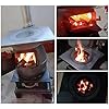 Indoor Wood-Burning Heating Stove, Thickened Cast Iron Rural Heating Stove, Smokeless Cooker,Energy Power Saving,for Tent, Shelter,Fishing, Heating And Cooking,With Smoke Pipe #5