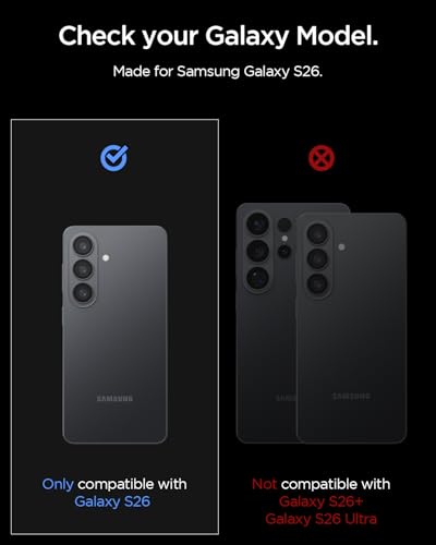 Image of Spigen EZ Fit Optik Pro Tempered Glass Camera Lens Protector Guard for Galaxy S26 - Black [2 Pack]