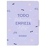 Diseño divertido y moderno Mr. Wonderful WOA08861ES1 - Agenda 2018, semana vista, diseño Todo lo bueno empieza hoy