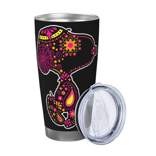 マグカップ スヌーピー9 コーヒーカップ コンビニカップ 保冷 保温 タンブラー ステンレス製 大容量 真空断熱マグ 蓋付き 持ち運び 直接ドリップ 車用 600ml Straw Three-piece Set