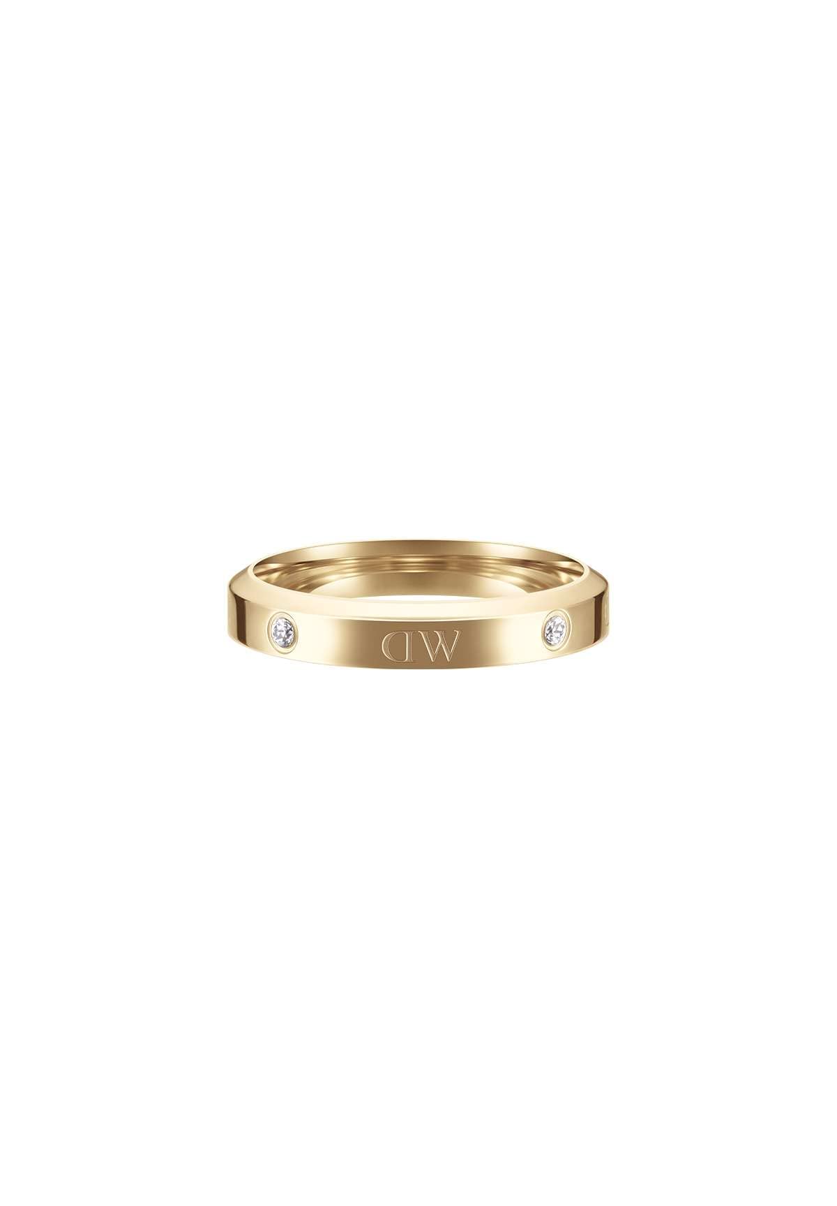 Daniel Wellington Classic - Anillos de acero inoxidable (316 L, 52, doble chapado, 316 L), 52, Sin piedras preciosas