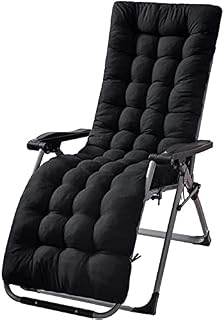 Garden Furniture Sun Lounge Cushions  Thick Padded Bed Recliner Relaxing Chair Seat  Perfect for Indoor Outdoor Travel and Holidays  Replacement Chair Seat Cover