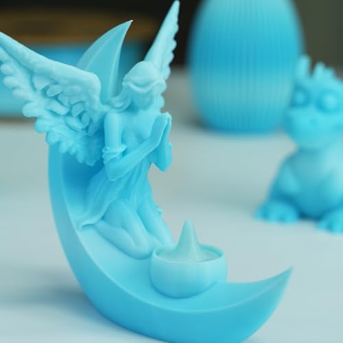 Image of GratKit Gradient PETG Filament, Color Change 3D Printer Filament 1.75mm, 1kg, Multicolor PETG Translucent Gradient Lake Blue White