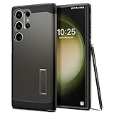 Spigen Tough Armor Phone Case Compatible with Samsung Galaxy S23 Ultra - Gunmetal - Image 4