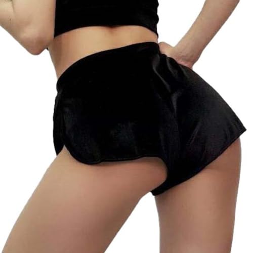 Short de sport court push-up effet galbant en velours doux