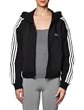 Adidas IC8781 W 3S FT FZ S HD Sweatshirt Damen Black/White Größe M