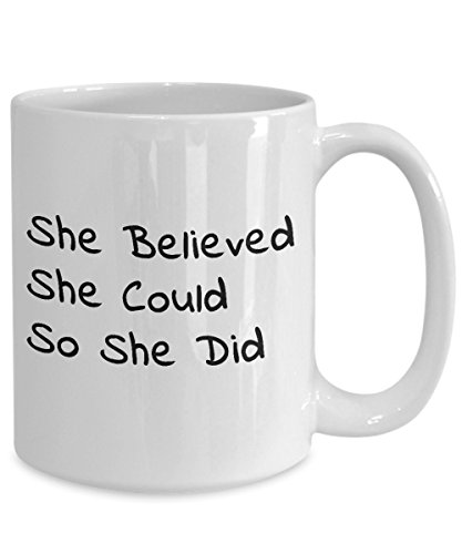 Tattoo Artist Coffee Mug, Best Funny Unique Style Tattooed Person Tea Cup Perfect Idea For Men Women She Believed She Could So She Did #TOP1