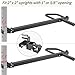 SELEWARE Adjustable Lever Arms Heavy Duty Jammer Arms, Only Fits 2'' x 2'' Power Rack Rated 600 lbs Per Arm for Strength Training Home Gym Workout Attachments