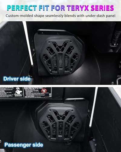 6.5" Under Dash Speaker Pods para Kawasaki Mule PRO-FXT 2015-2026 miniatura 4
