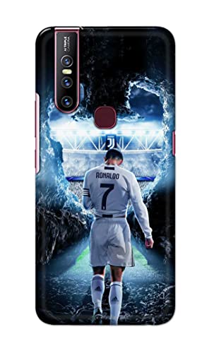 Image of Printed Hard Back Cover Case for Vivo V15 Back Cover (Footbal Legend) -1302