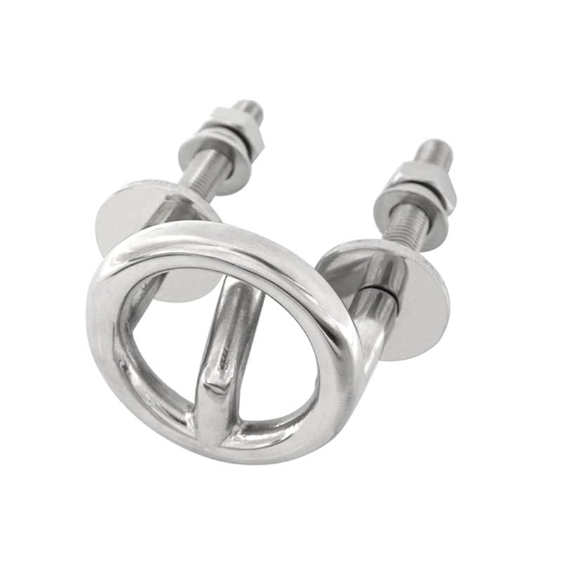 Gancio di traino per sci nautico con montaggio a poppa in acciaio inossidabile, anello da 2-1/2" Accessori per barche Ricambi